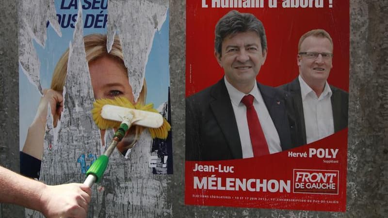 Le communiste Hervé Poly, suppléant de Jean-Luc Mélenchon dans la 11e circonscription du Pas-de-Calais, a déposé plainte contre X mardi au commissariat d'Hénin-Beaumont après la diffusion de faux tracts du candidat du Front de gauche. /Photo prise le 29 m