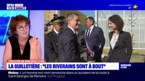 "Un échange très franc": Nathalie Balmat de La Guillotière en colère a rencontré Gérald Darmanin