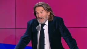 L'écrivain Frédéric Beigbeder sur le plateau des Grandes Gueules