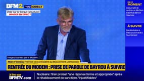 "C'est avec le PS qu'il faut nouer" le dialogue, estime Marc Fesneau, vice-président du MoDem, pour "ne pas se retrouver dans les mains du RN"