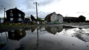 Les dégâts provoqués par le passage d'une tornade, le 24 octobre 2022 à Bihucourt, dans le Pas-de-Calais.