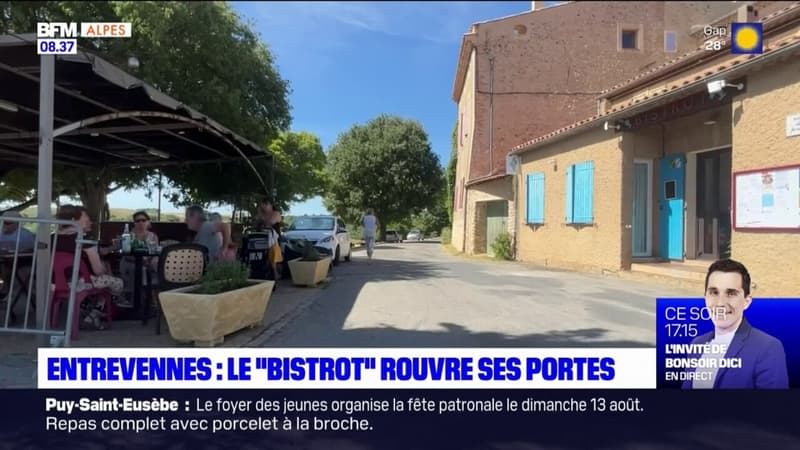 Alpes-de-Haute-Provence: le Bistrot d'Entrevennes rouvre ses portes
