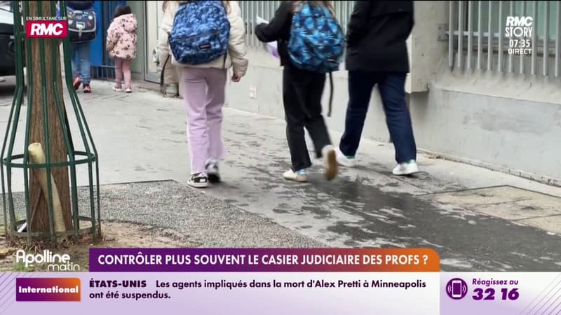 Contrôler plus souvent le casier judiciaire des profs ?