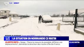 Neige en Normandie: plus de 10 cm relevés à Rougemontiers