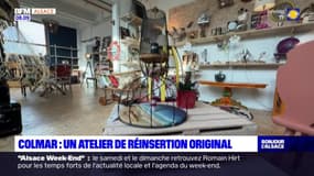 Colmar: un atelier de réinsertion original permet de transformer des objets du quotidien