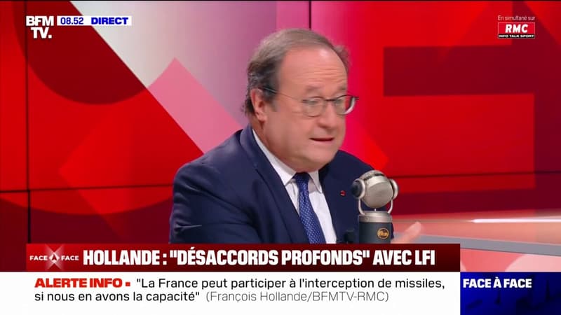 François Holland reconnait des désaccords profonds avec LFI