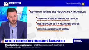 Netflix cherche des figurants à Marseille pour sa série Transatlantique