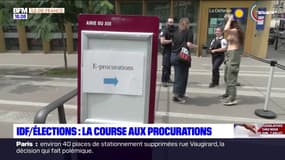 Législatives: des procurations à la chaîne en Île-de-France