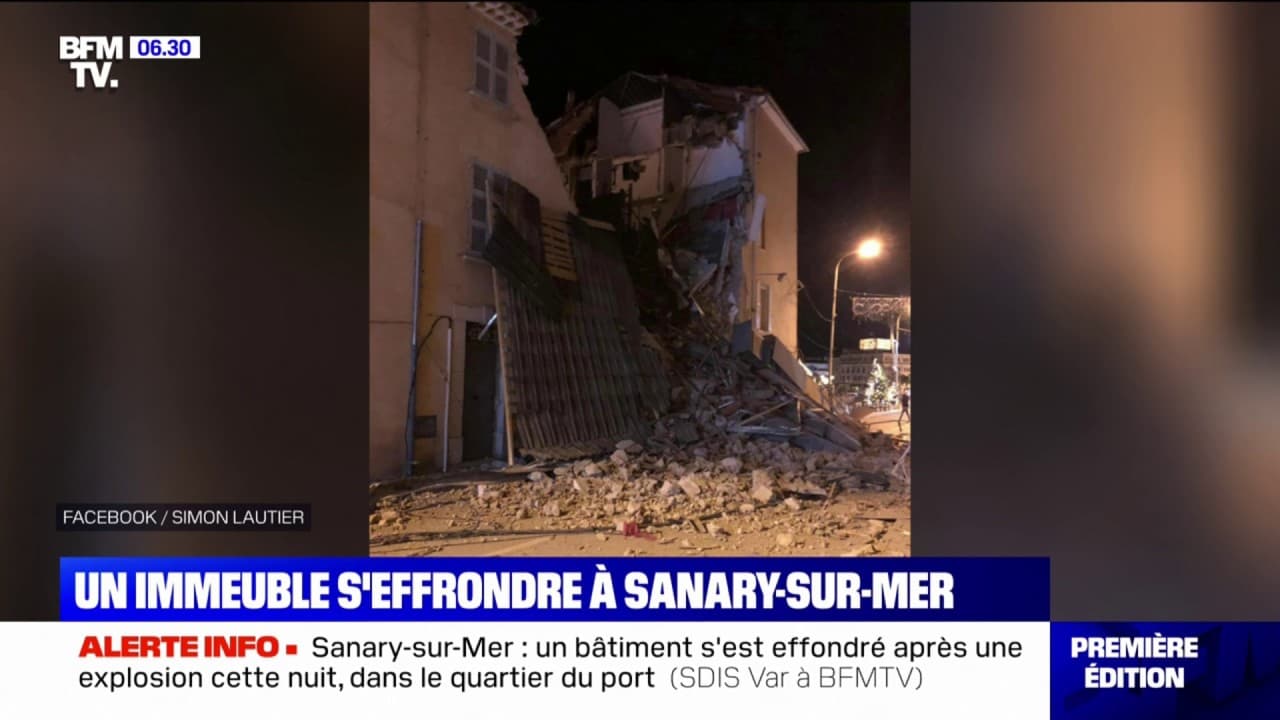 Effondrement D'un Immeuble à Sanary: Le SDIS Var Indique Que 4 ...