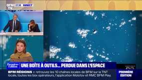 Une astronaute de l'ISS perd sa boîte à outils dans l'espace