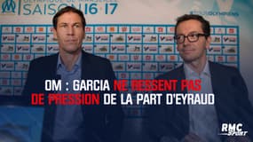 OM : Garcia ne ressent pas de pression de la part d’Eyraud