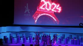La cérémonie de présentation du dossier de candidature de Paris 2024