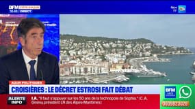 Interdiction des bateaux de croisière: "une décision qui aurait dû être partagée", estime Charles Ange Ginésy