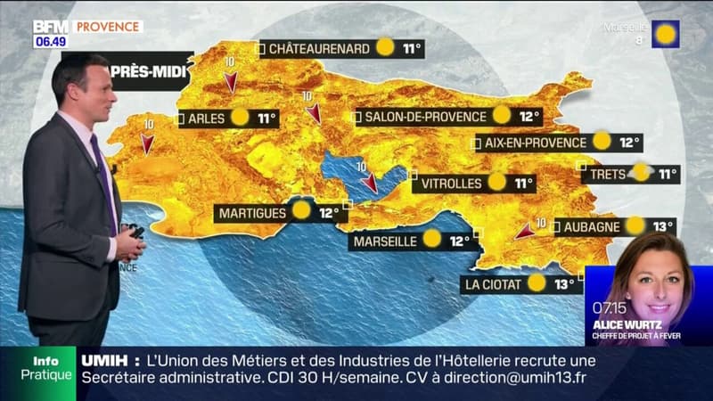 Météo Bouches-du-Rhône: la journée sera ensoleillée ce lundi, 12°C attendus à Marseille