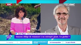 Amazon obligé de renoncer à un entrepôt à côté de Rouen. Avis du maire Joël Bigot.