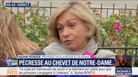 Valérie Pécresse: "La région Île-de-France débloquera très vite 10 millions d'euros d'aide d'urgence" pour reconstruire Notre-Dame