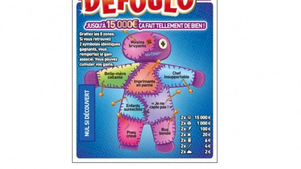 Le ticket à gratter Defoulo Le ticket à gratter Defoulo