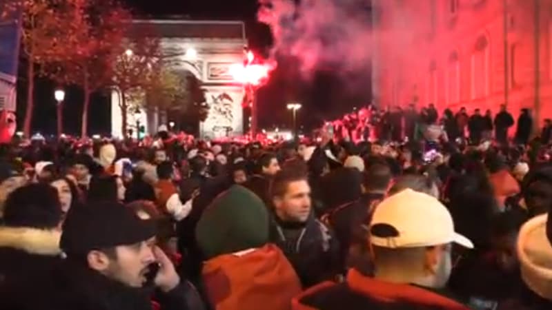 Maroc qualifié en demi-finales: de Paris à Casablanca, la liesse des supporters marocains