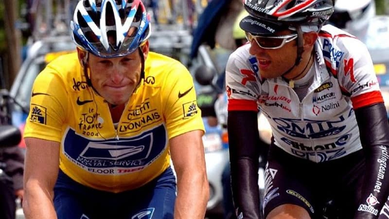 Filippo Simeoni et Lance Armstrong