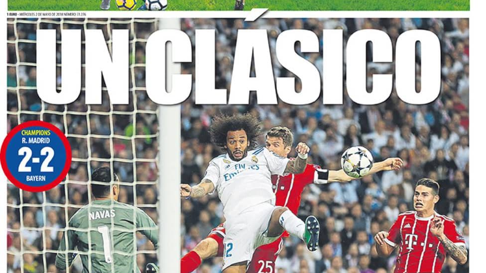 La Une de Mundo Deportivo La Une de Mundo Deportivo