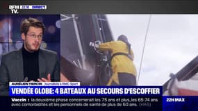 Vendée Globe: Kévin Escoffier a déclenché sa balise de détresse, quatre bateaux déroutés pour lui porter secours