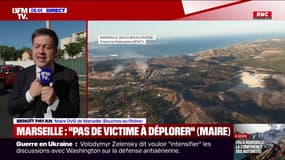 Incendie à Marseille: "Au moment où je vous parle, il n'y a pas de victime à déplorer", affirme Benoît Payan