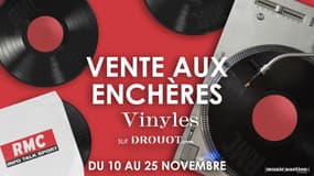 Vente aux enchères des vinyles RMC