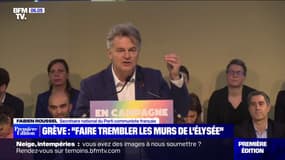 Fabien Roussel sur la grève contre la réforme des retraites: "C'est ce jeudi que les murs de l'Élysée doivent trembler"