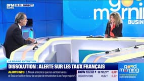Dissolution : alerte sur les taux français 