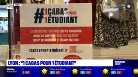 "1 cabas pour 1 étudiant", une plateforme solidaire lyonnaise qui vient en aide aux étudiants