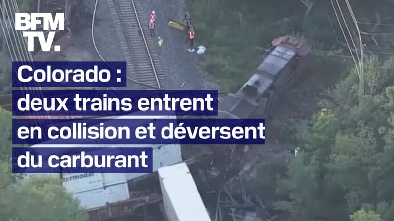 Colorado: deux trains entre en collision et déversent du carburant dans un ruisseau