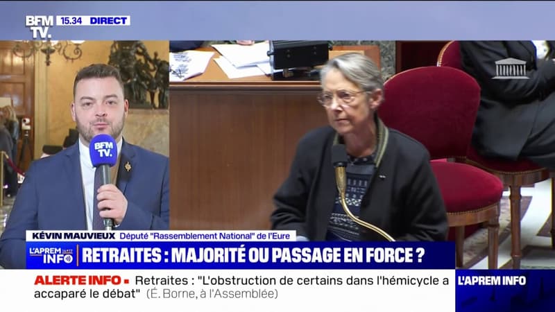 Selon Kévin Mauvieux, député RN, le vote de la réforme des retraites 