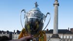 Le trophée de la Coupe de France lors des festivités à Nantes en 2022
