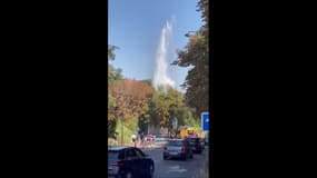 Une canalisation a rompu ce samedi à Joinville-le-Pont.