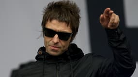 Liam Gallagher a participé au concert à Manchester, le 4 juin 2017