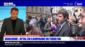 Élections législatives: à Boulogne-sur-Mer, Gabriel Attal en campagne en terre RN