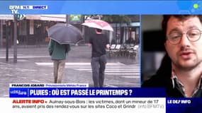 Mauvais temps: "Il n'y a rien d'inhabituel à avoir des situations instables au mois de mai" affirme François Jobard, prévisionniste Météo France