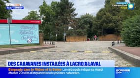 La métropole de Lyon porte plainte après l'installation illégale de caravanes sur le domaine de Lacroix-Laval