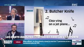 Serpents, sabre de samouraïs, ou fumier d'élans... le top 10 des objets insolites que les passagers ont tenté d'embarquer en avion
