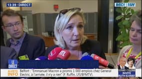 Emmanuel Macron "ferait mieux de se méfier", selon Marine Le Pen