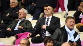 Hans Peter Wild et Thomas Savare dans les tribunes de Jean-Bouin