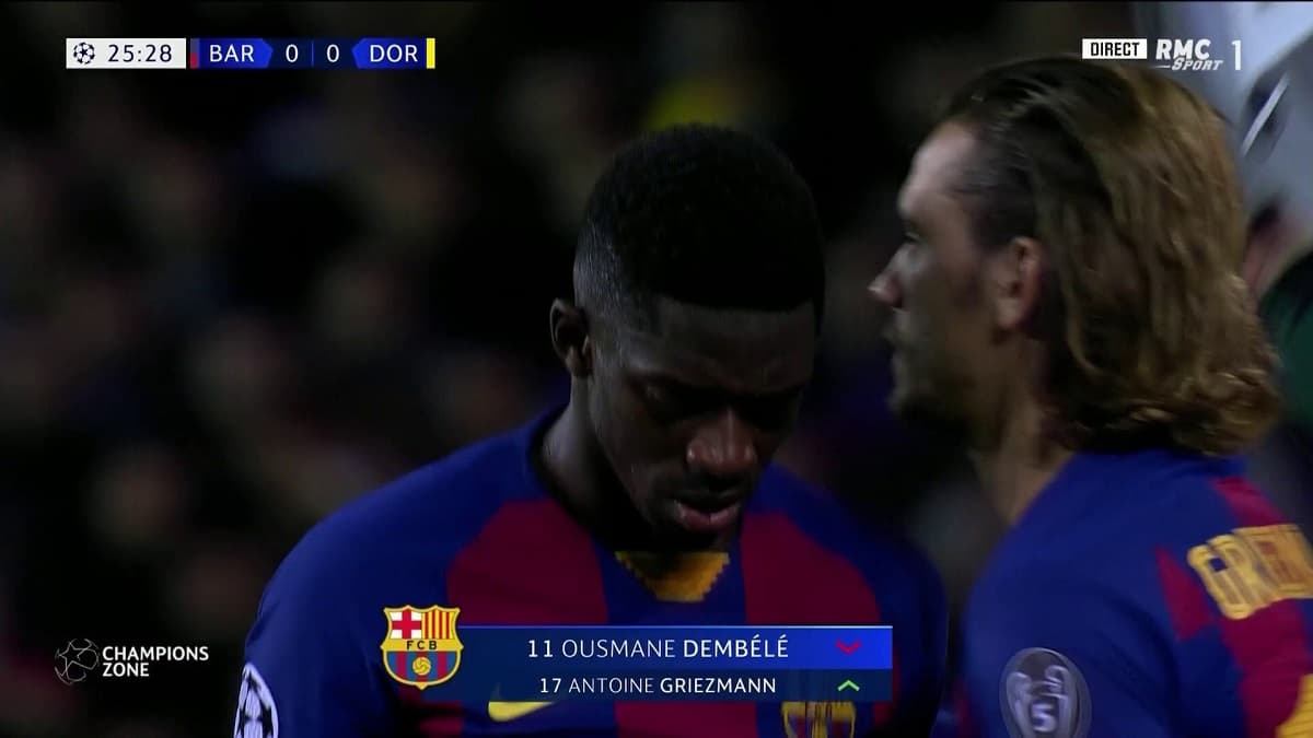 Griezmann et Dembélé Griezmann et Dembélé