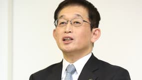 Fusaho Izumi lors d'une conférence de presse, ce 1er février