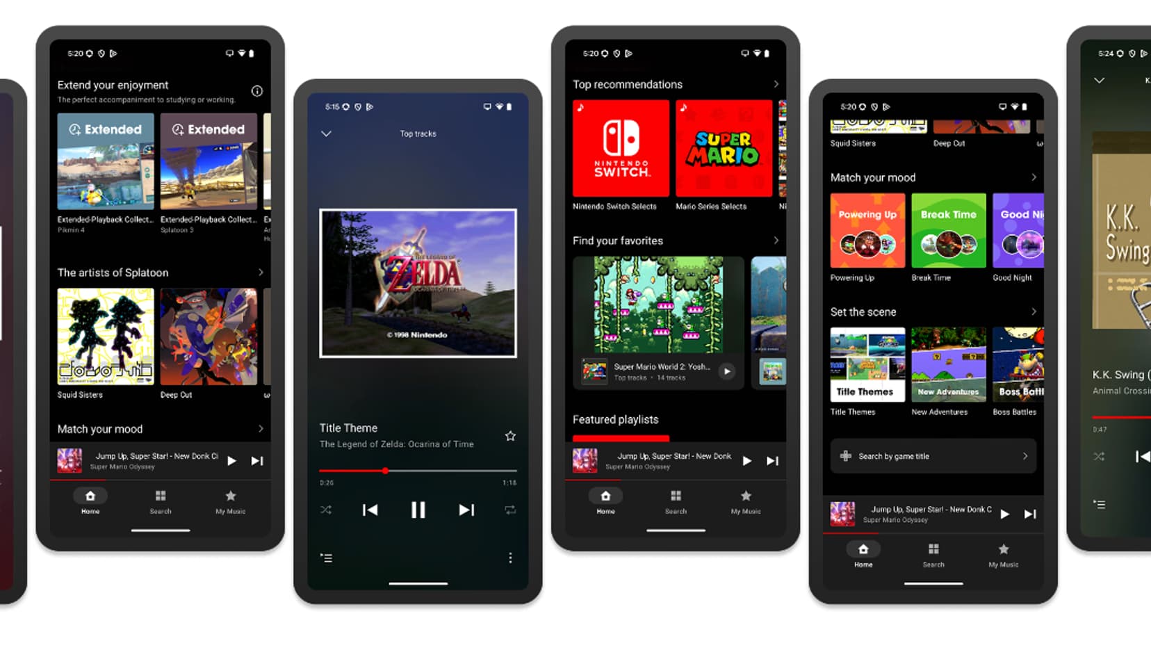 Avec Nintendo Music, les utilisateurs pourront écouter la musique de célèbres franchises, comme Super Mario ou The Legend of Zelda.