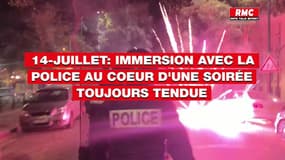 14-Juillet: immersion avec la police au coeur d'une soirée toujours tendue