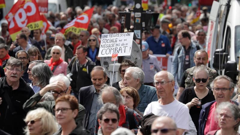 Des milliers de retraités ont manifesté partout en France. 