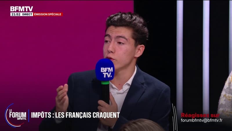 FORUM BFMTV - "Il manque des professeurs", témoigne René, lycéen