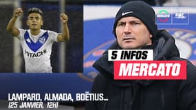 Lampard, Almada, Boëtius... Les 5 infos mercato du 25 janvier à la mi-journée 