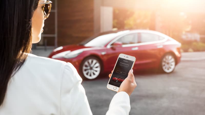 L'application Tesla peut permettre de déverrouiller son véhicule