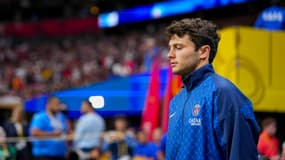 Joao Neves avant le quart de finale de la Coupe du monde des clubs entre le PSG et le Bayern Munich (2-0), le 5 juillet 2025